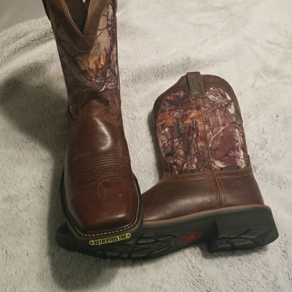 ASTM Steel Toe Waterproof Justin Workboots
